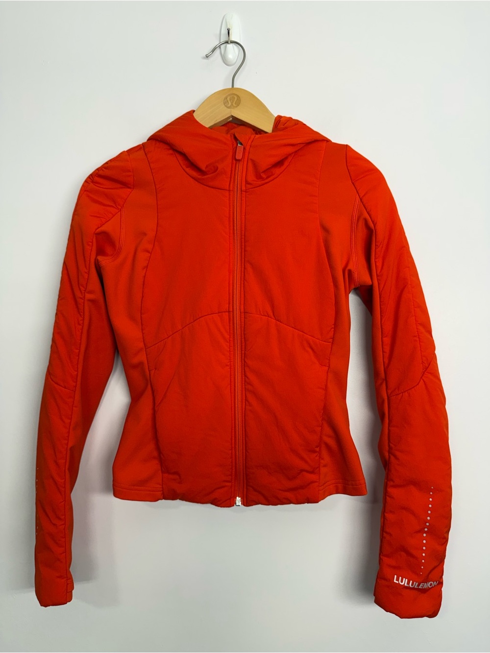 Lululemon Push Your Pace Jacket Solar Orange Size 4
